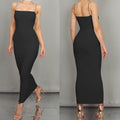 Sexy Long Dress Party Off Shoulder Strapless Summer Maxi Dress Black Bodycon Party Dress Women