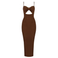 New Sexy Slim Suspenders Ladies Cocktail Party Dress Bandage Dress