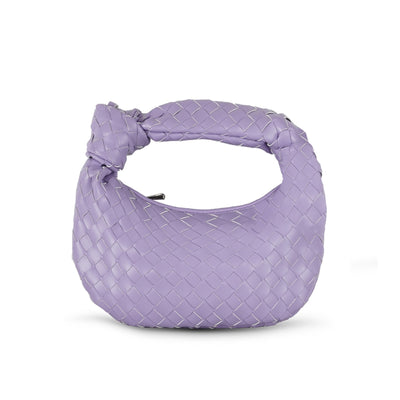 Woven Bag Fashion Cowhorn Knotted Handbag Armpit Bag Handbag