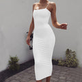 Sexy Long Dress Party Off Shoulder Strapless Summer Maxi Dress Black Bodycon Party Dress Women